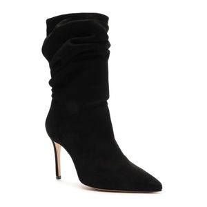 SCHUTZ Ashlee Suede Bootie, brand new unworn, black, size 8.5